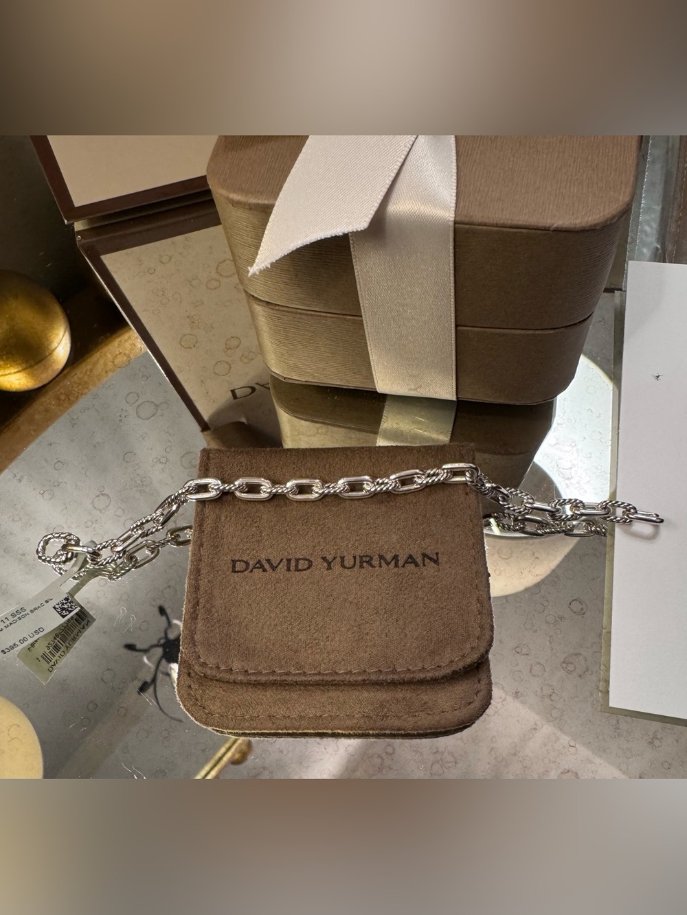 NWT AUTHENTIC David Yurman Madison 5.5mm Chain Bracelet - Size Small - Picture 8 of 12